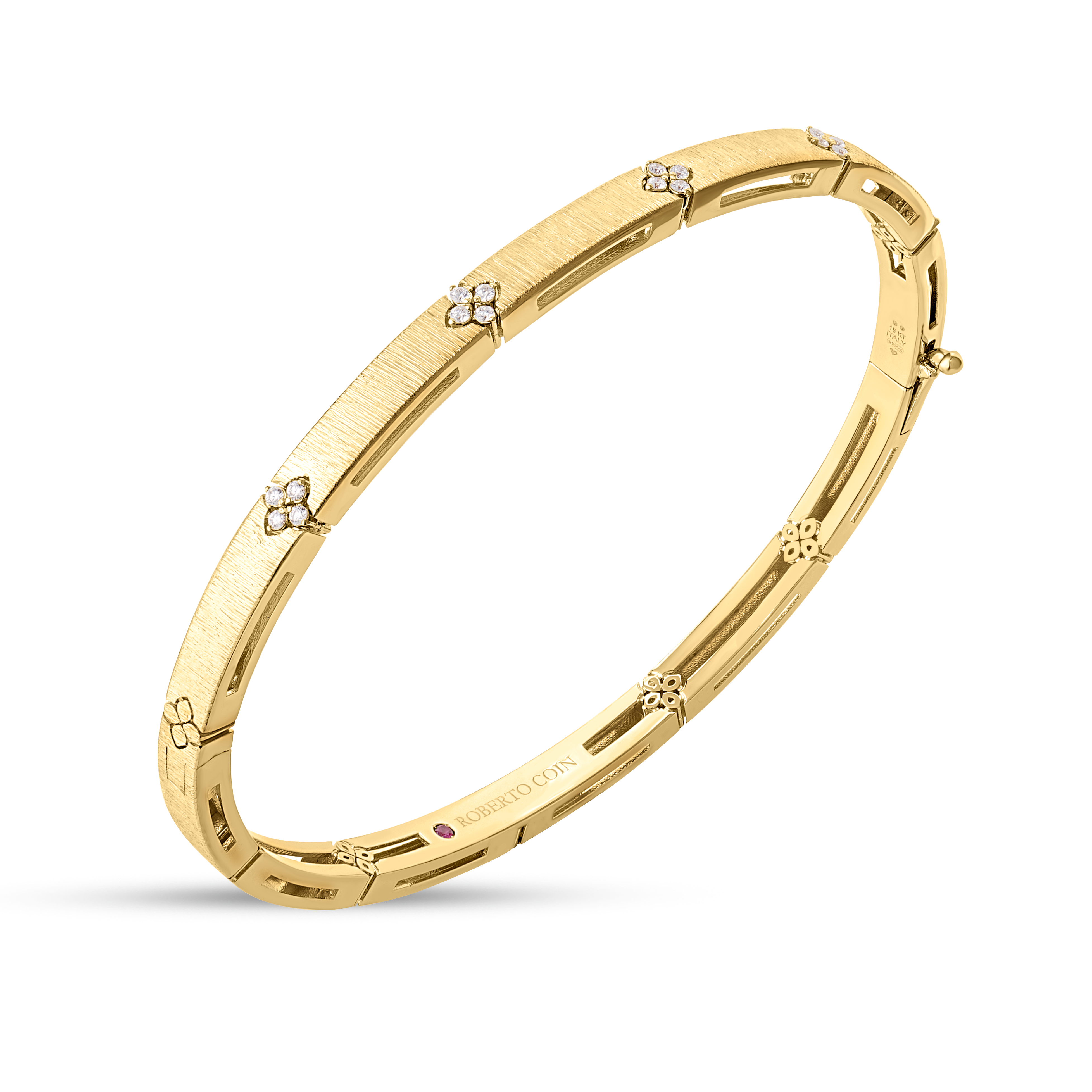 18k Yellow Gold Love In Verona Diamond Bracelet