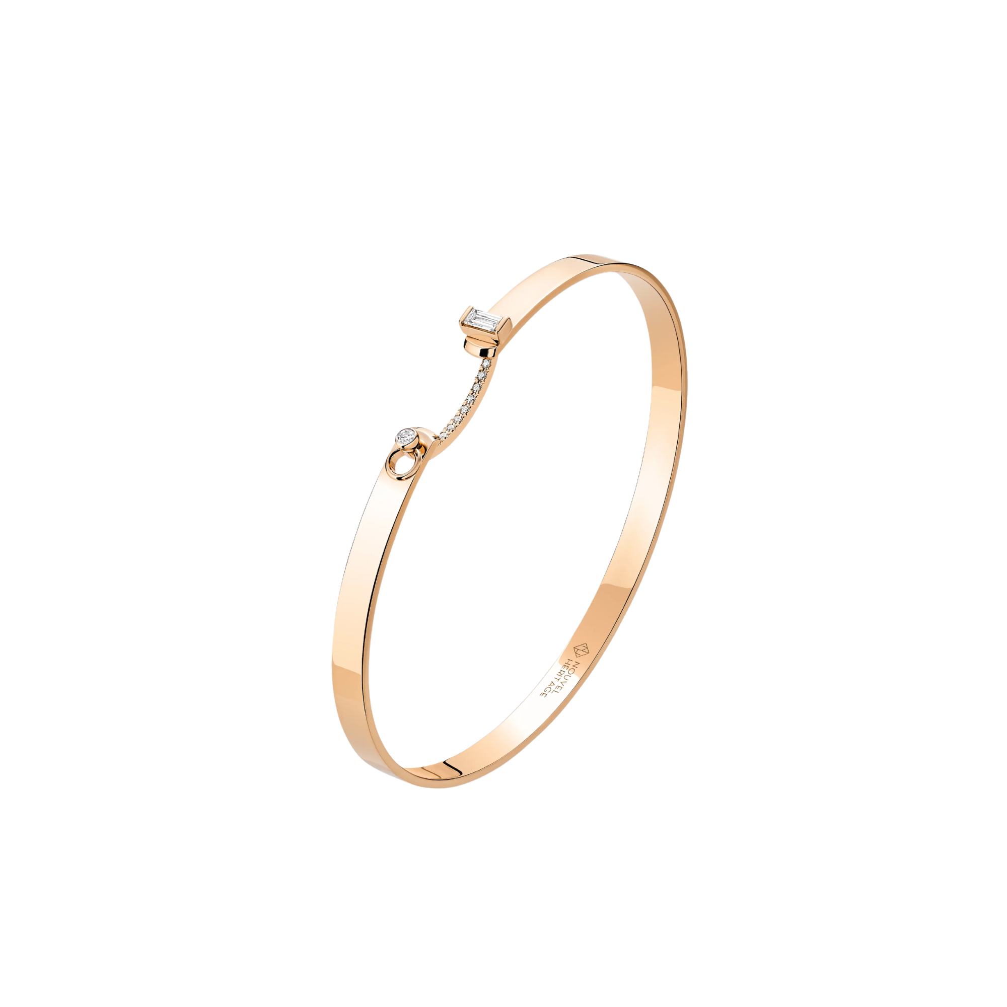 18k Rose Gold Mood Colelction Dinner Date Bangle