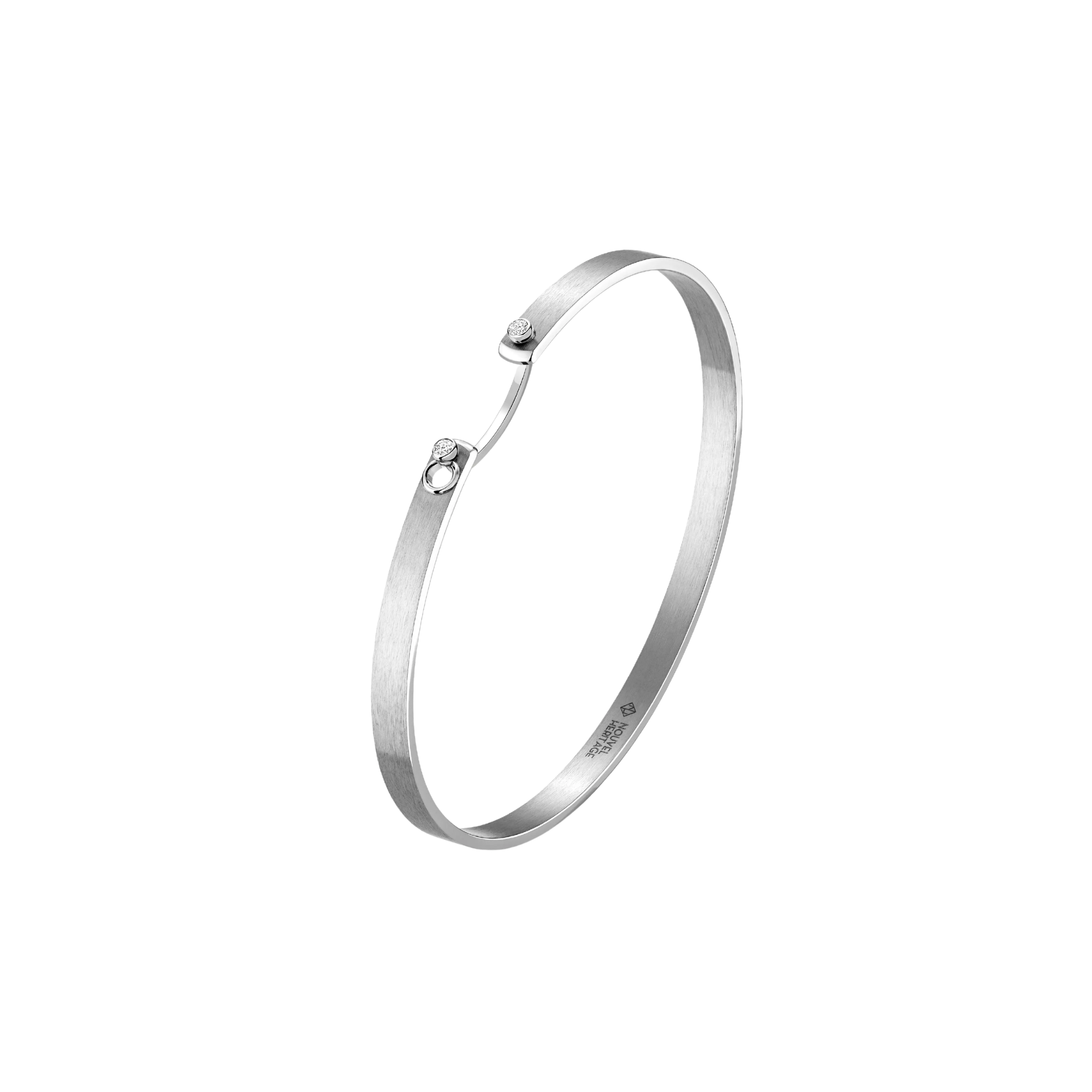 18k Gold And Titanium Mood Collection Paris Sky Bangle