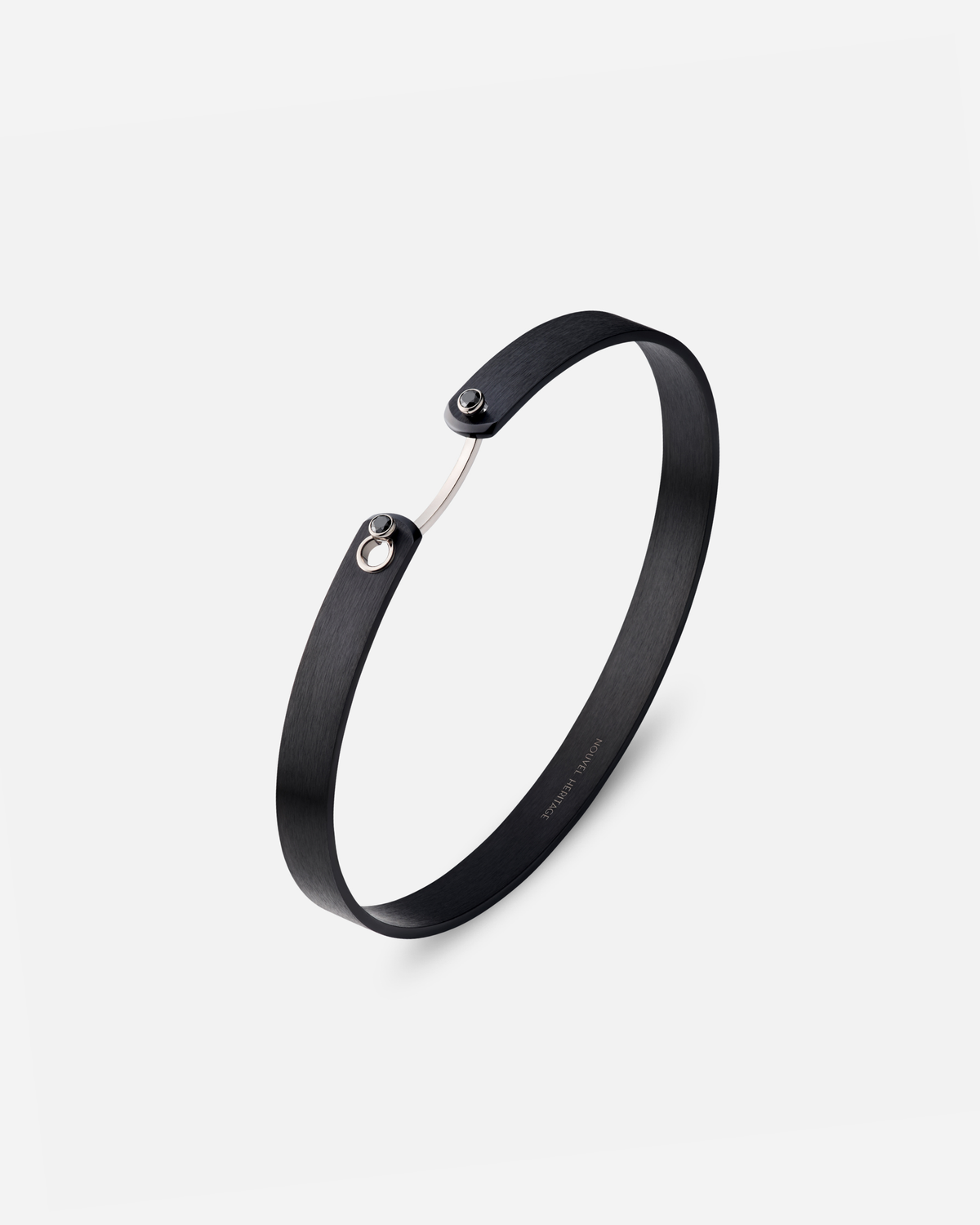 18k Gold And Titanium Mood Collection Midnight Manhattan Bangle