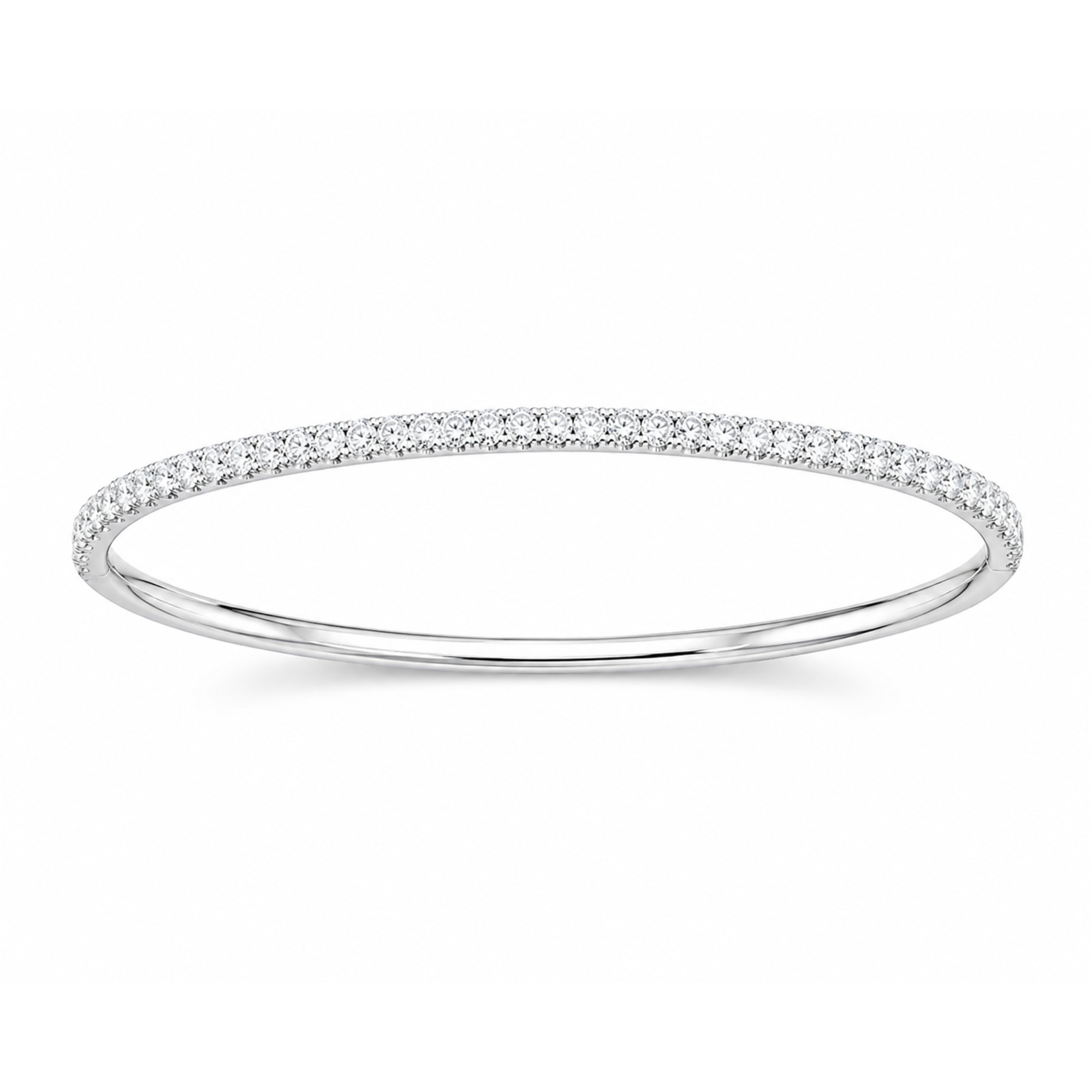 14k White Gold Diamond Bracelet