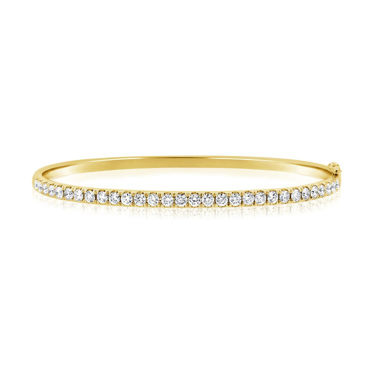 14k Yellow Gold Diamond Bracelet