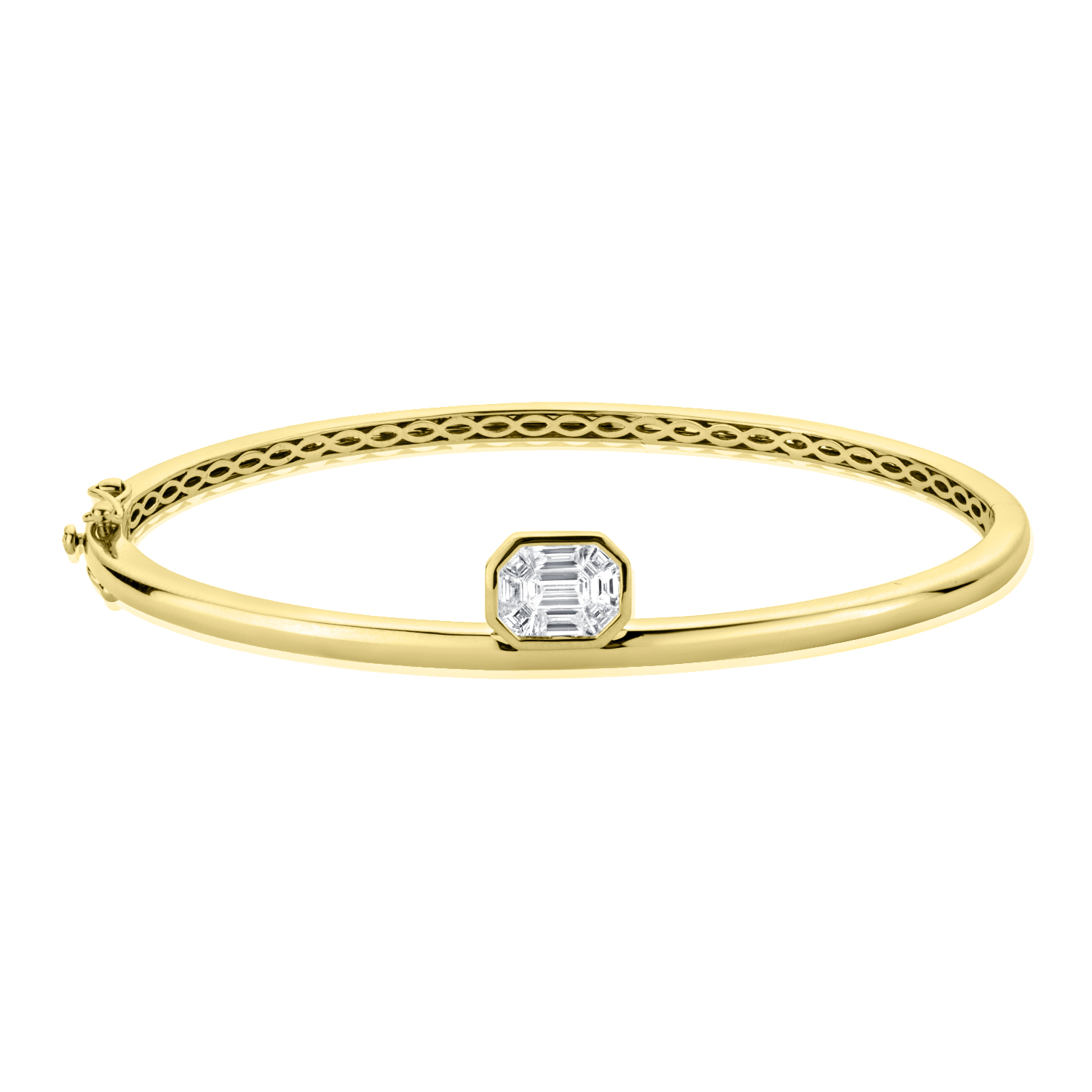 14k Yellow Gold Diamond Bracelet