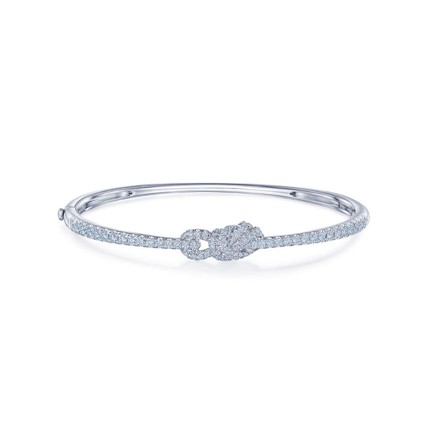 Platinum Entwine Diamond Bracelet