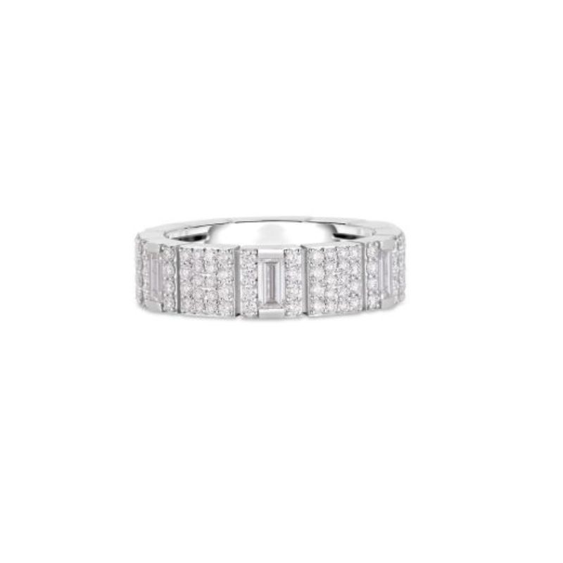 18k Yellow Gold Mother Of Pearl Diamond Venetian Princess Ring