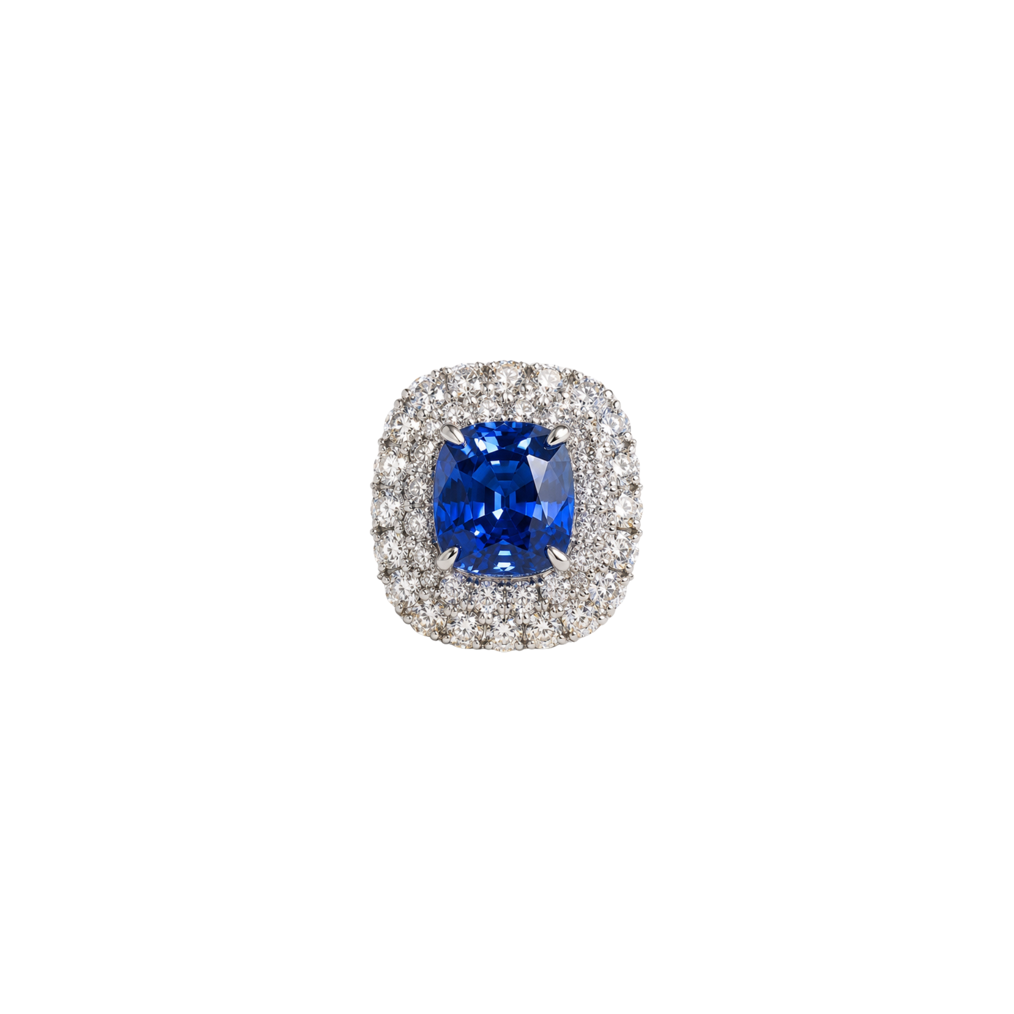 Platinum Sapphire Ring