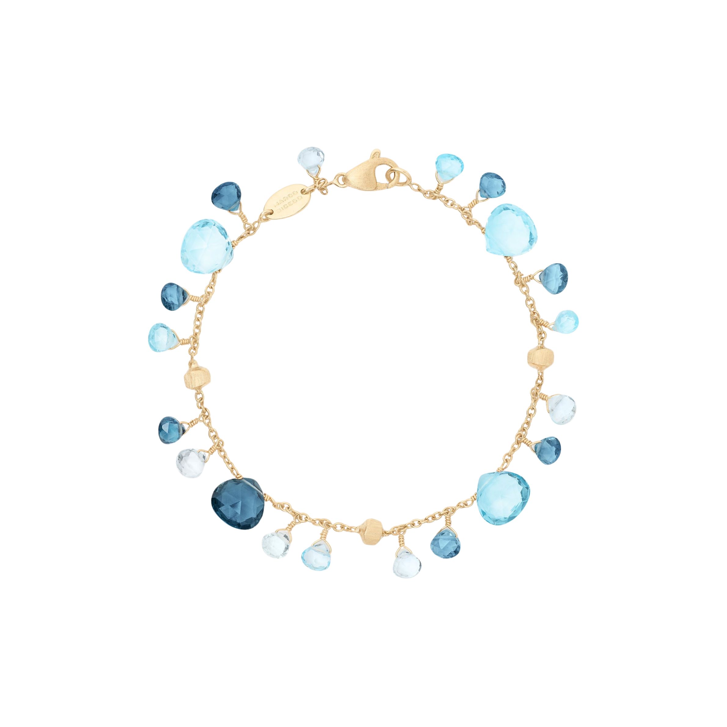 18k Yellow Gold Paradise Mixed Gemstone Bracelet