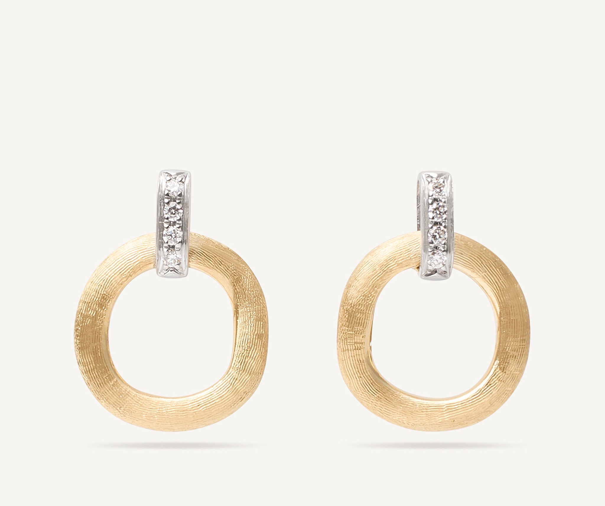 18k Yellow Gold Jaipur Drop Earrings