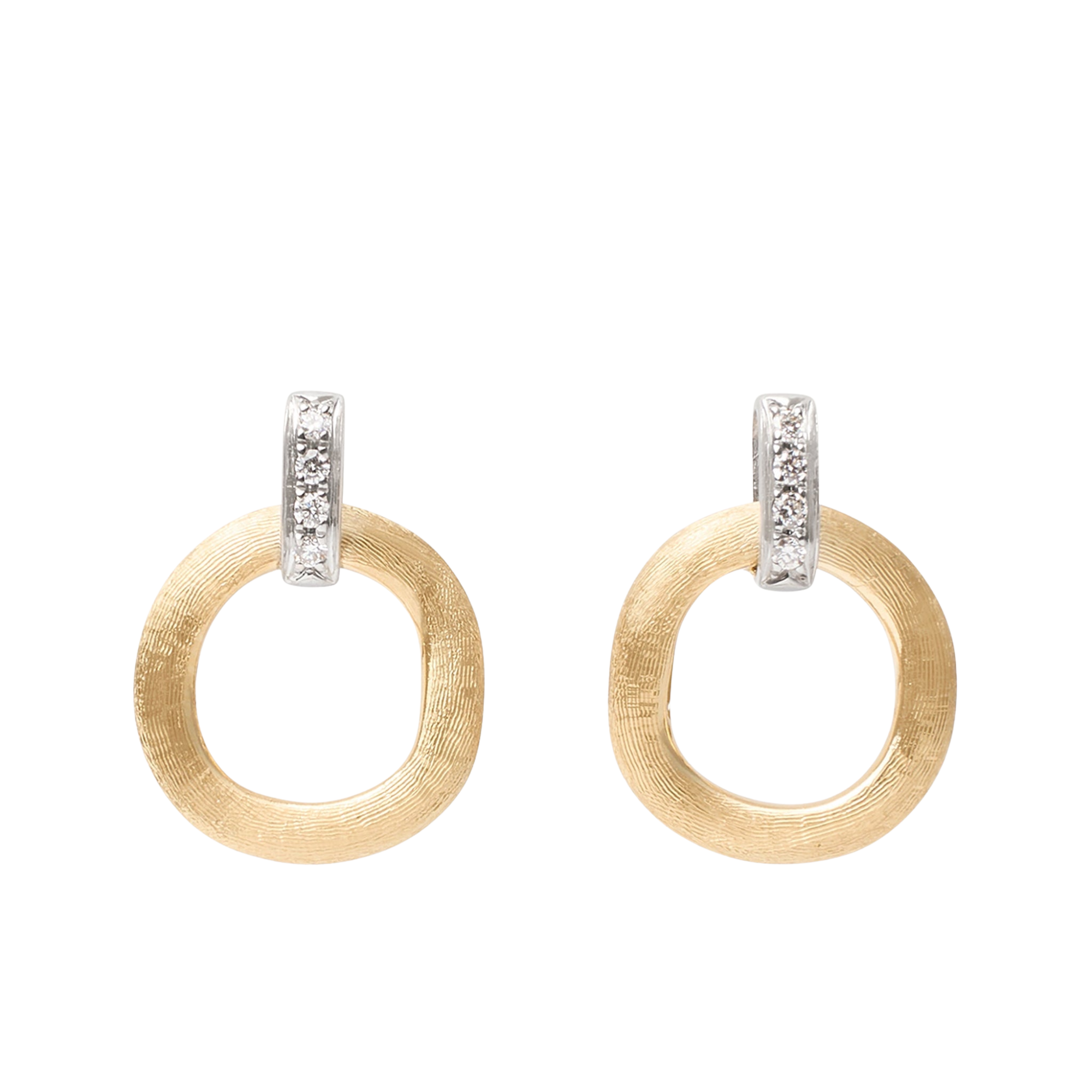 18k Yellow Gold Jaipur Drop Earrings