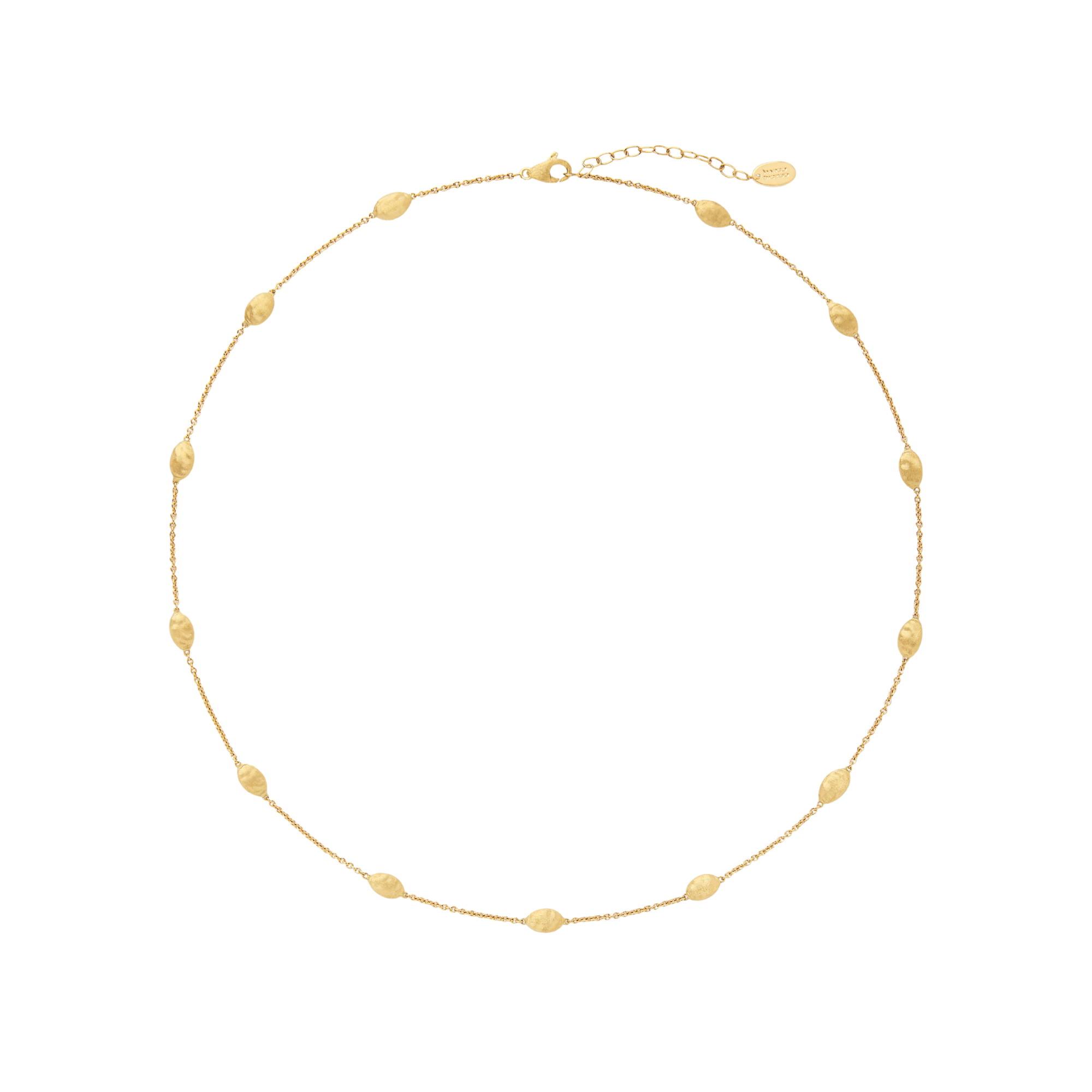 18k Yellow Gold Siviglia Small Bean Necklace