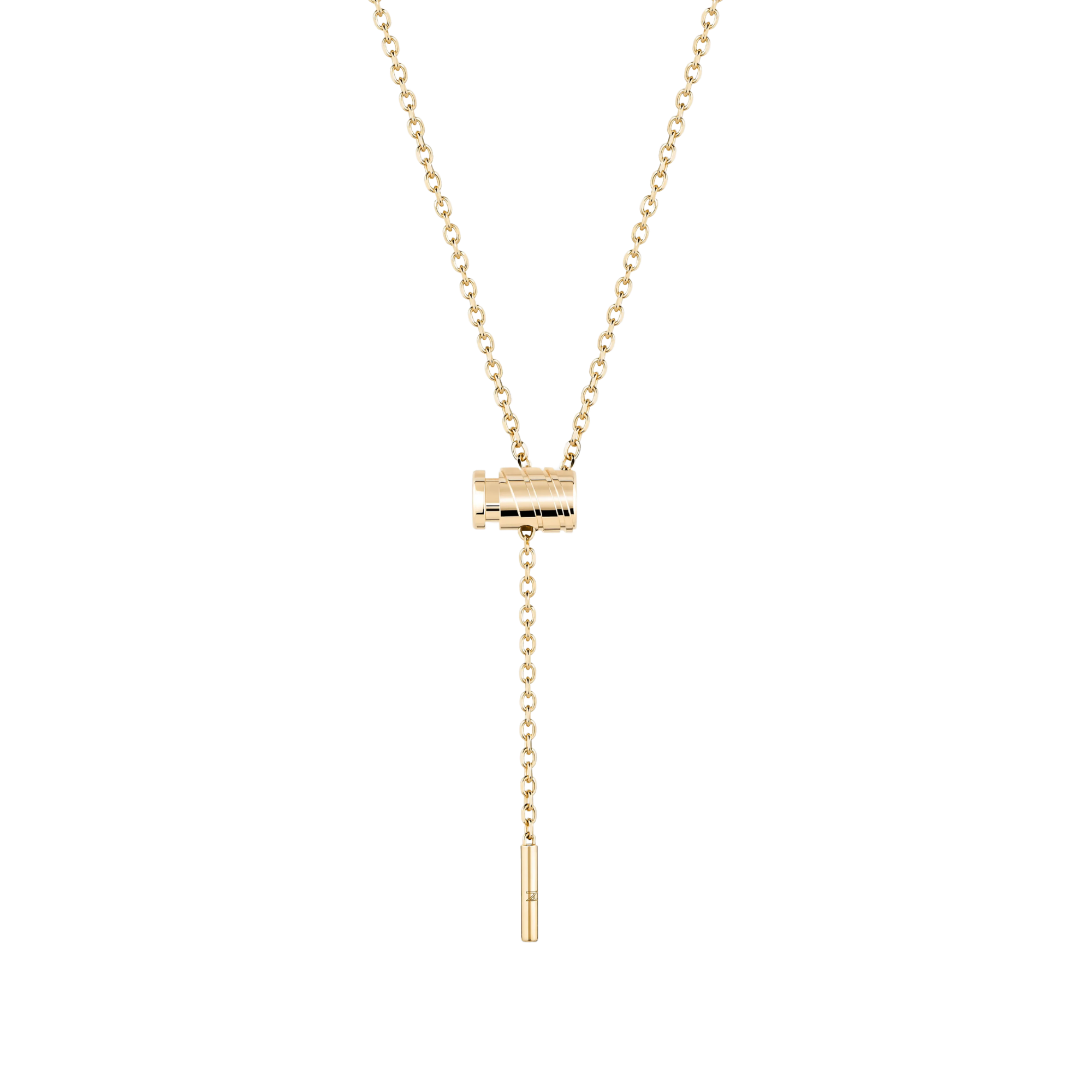 18k Yellow Gold Latch Collection Mini Necklace
