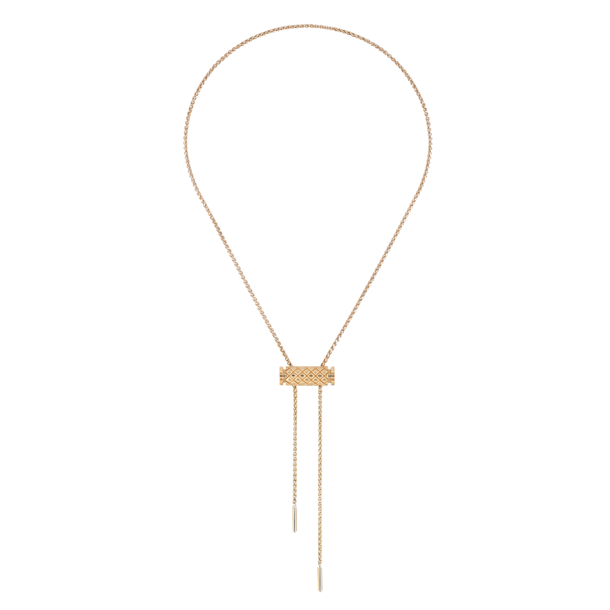 18k Rose Gold Latch Necklace