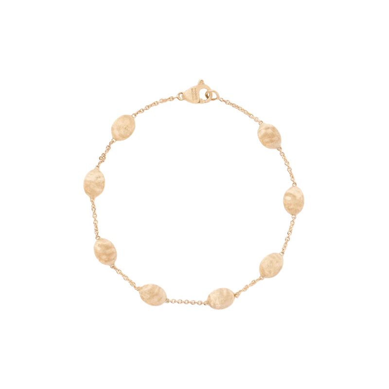 18k Yellow Gold Siviglia Medium Bean Bracelet