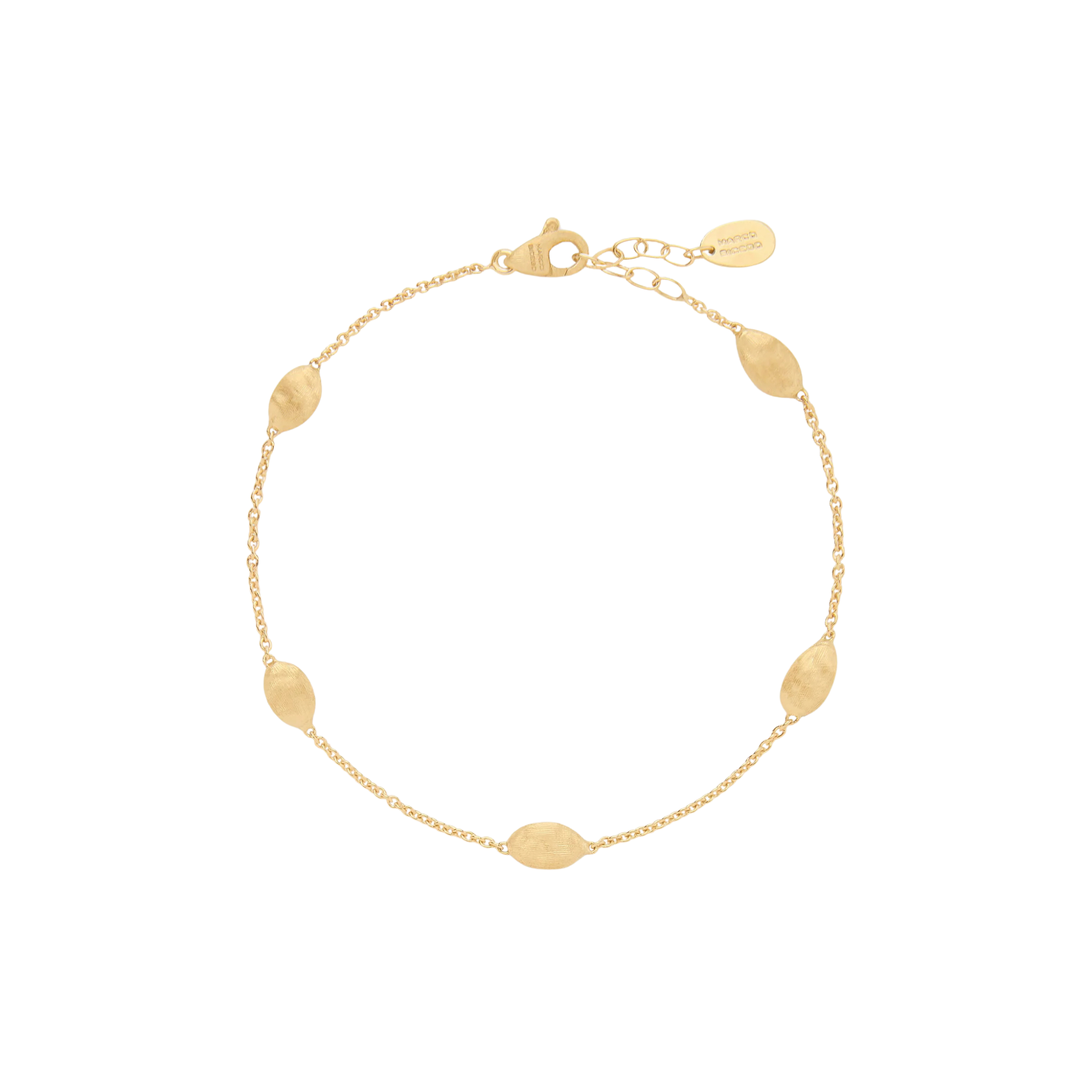 18k Yellow Gold Siviglia Small Bean Bracelet