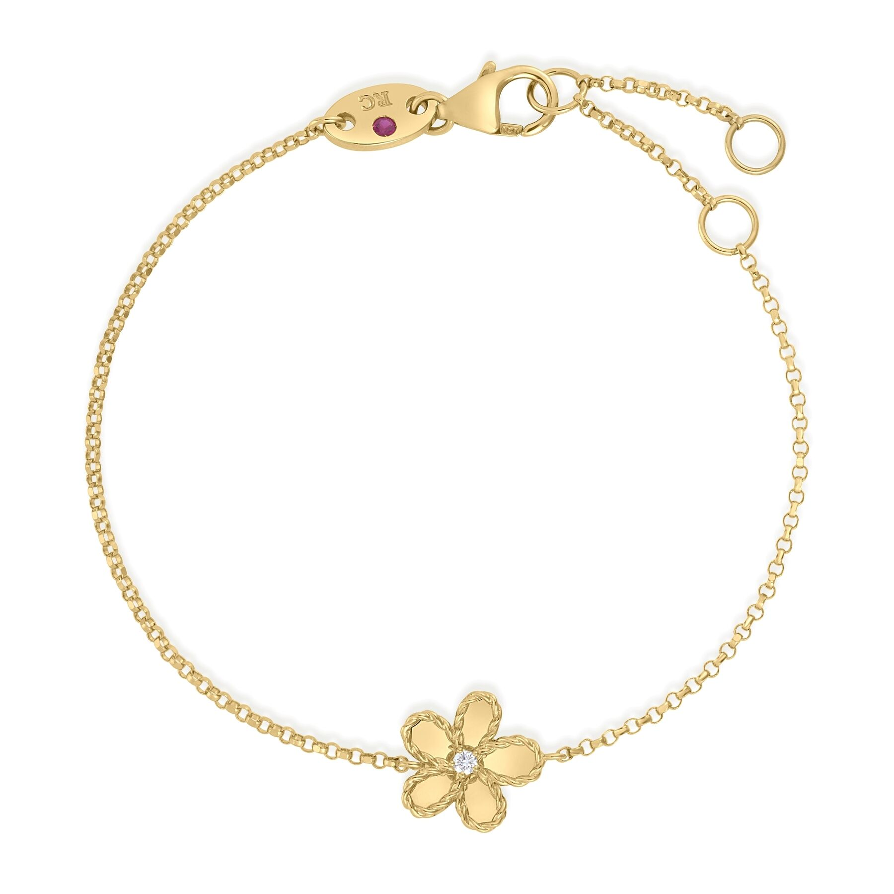18k Yellow Gold Jasmine Bracelet