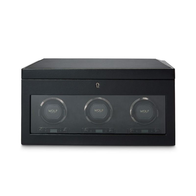 British Racing Collection Single Watch Winder In Black