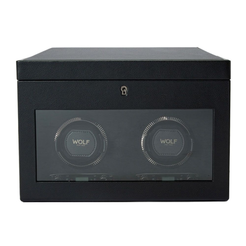 British Racing Collection Single Watch Winder In Black