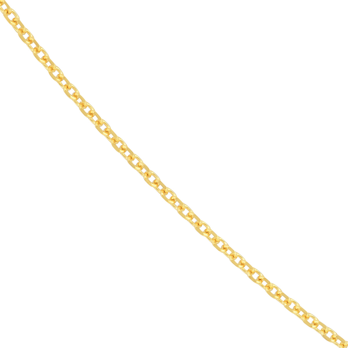 14k White Gold Chain Necklace