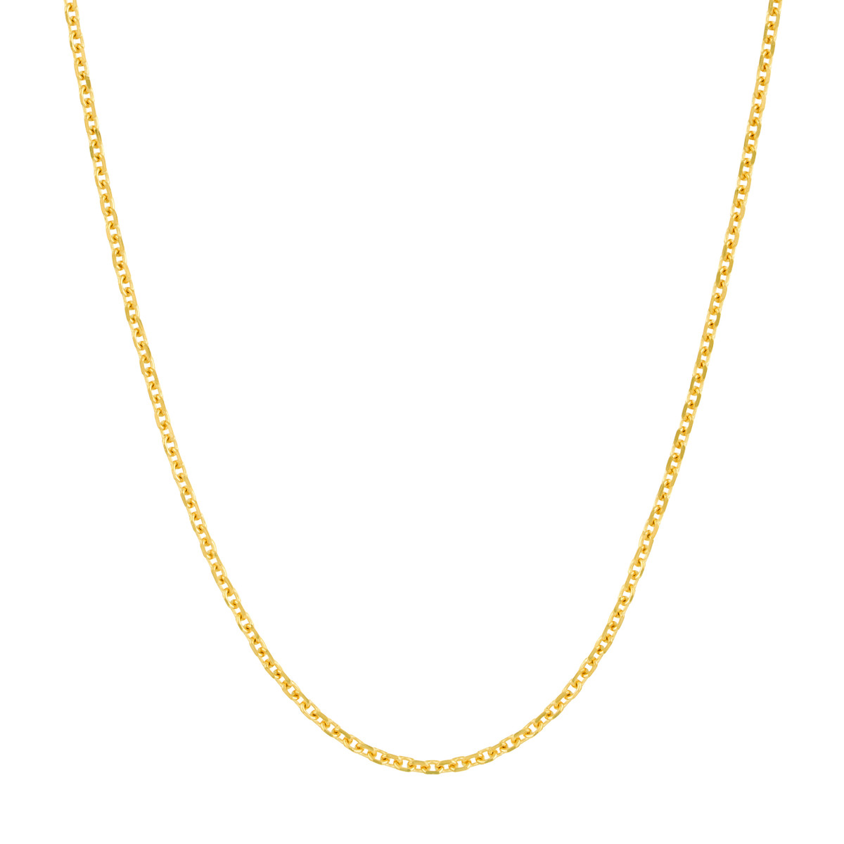 14k White Gold Chain Necklace