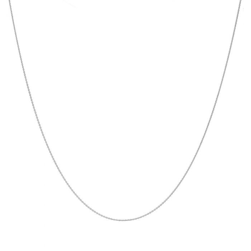 14k White Gold Chain Necklace