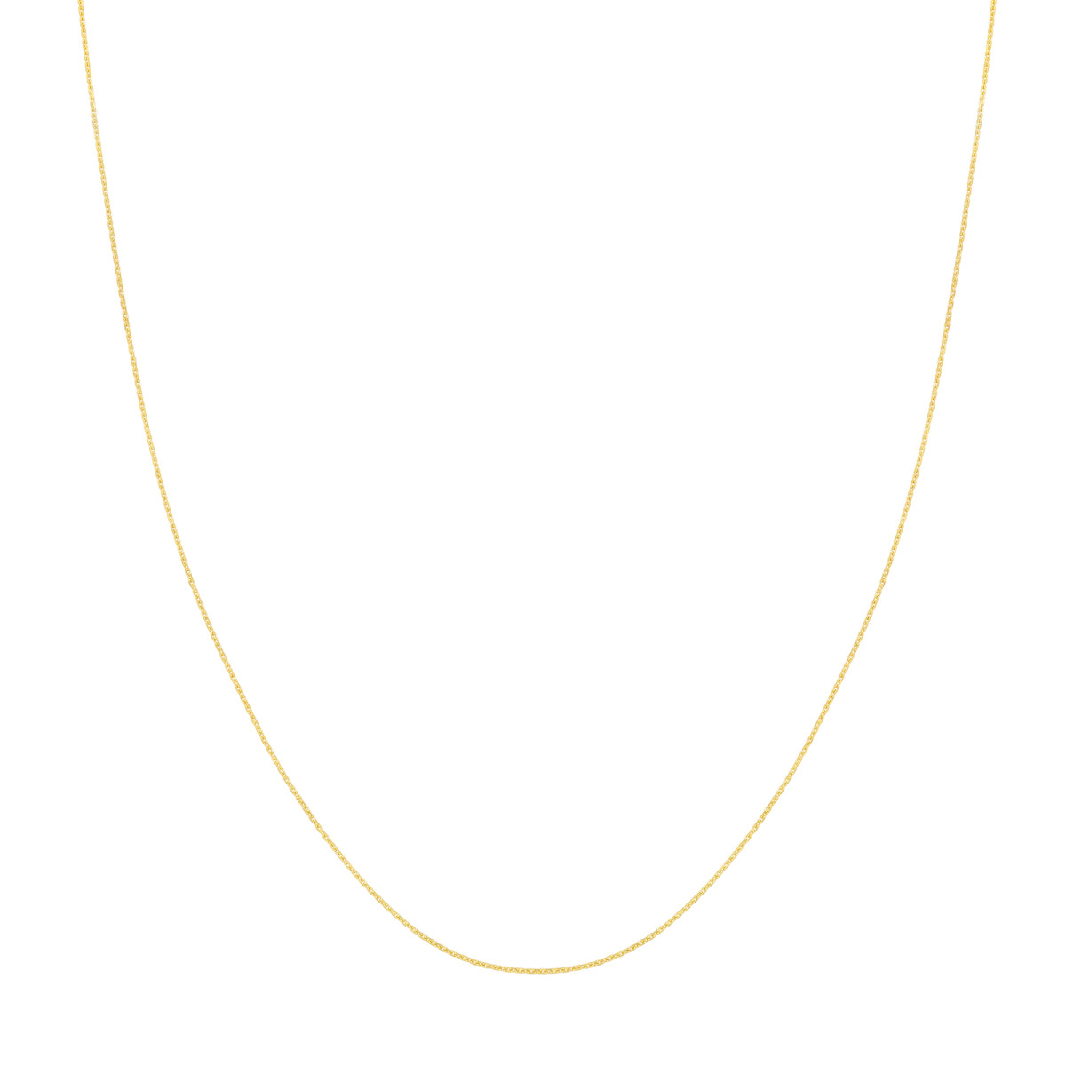 14k White Gold Chain Necklace