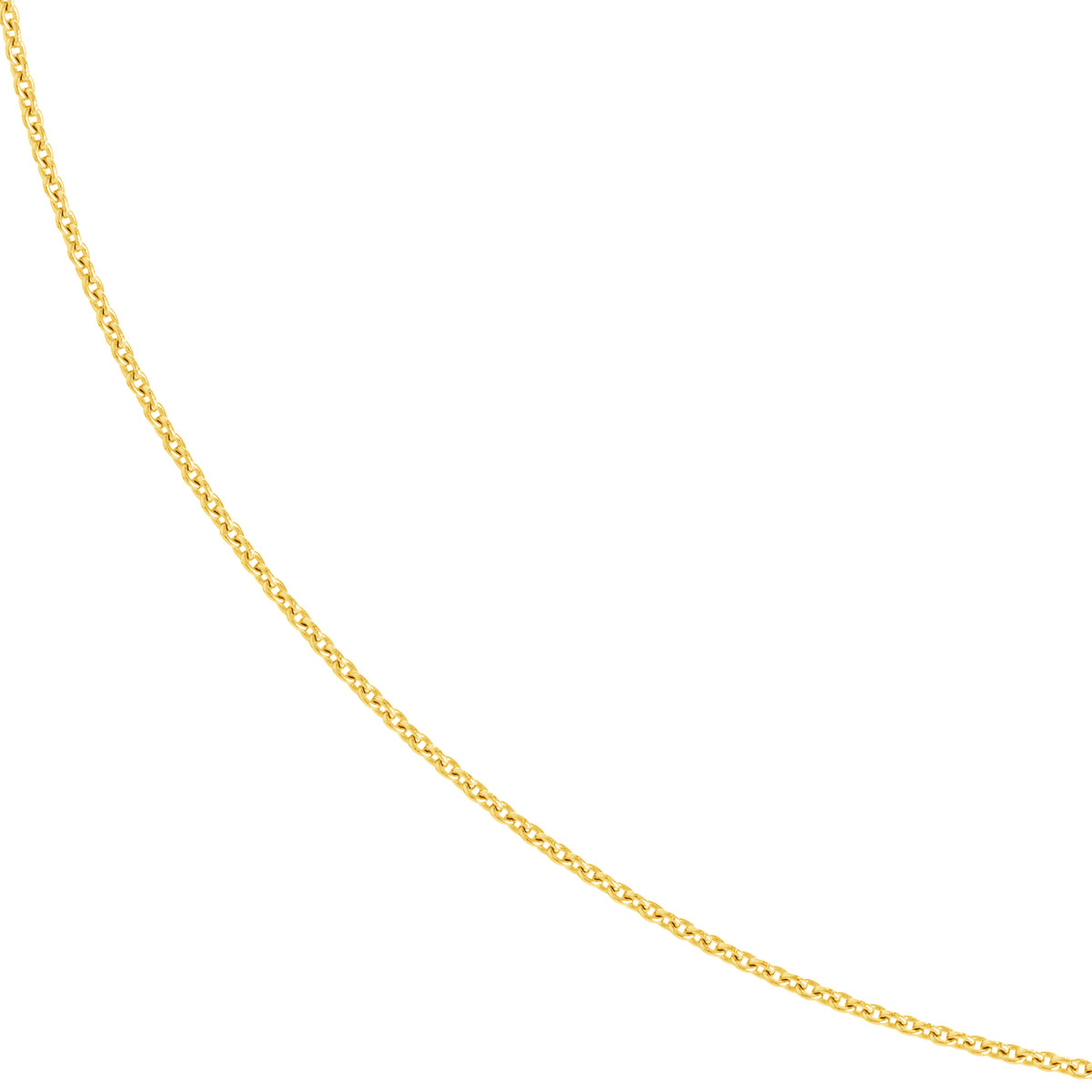 14k White Gold Chain Necklace