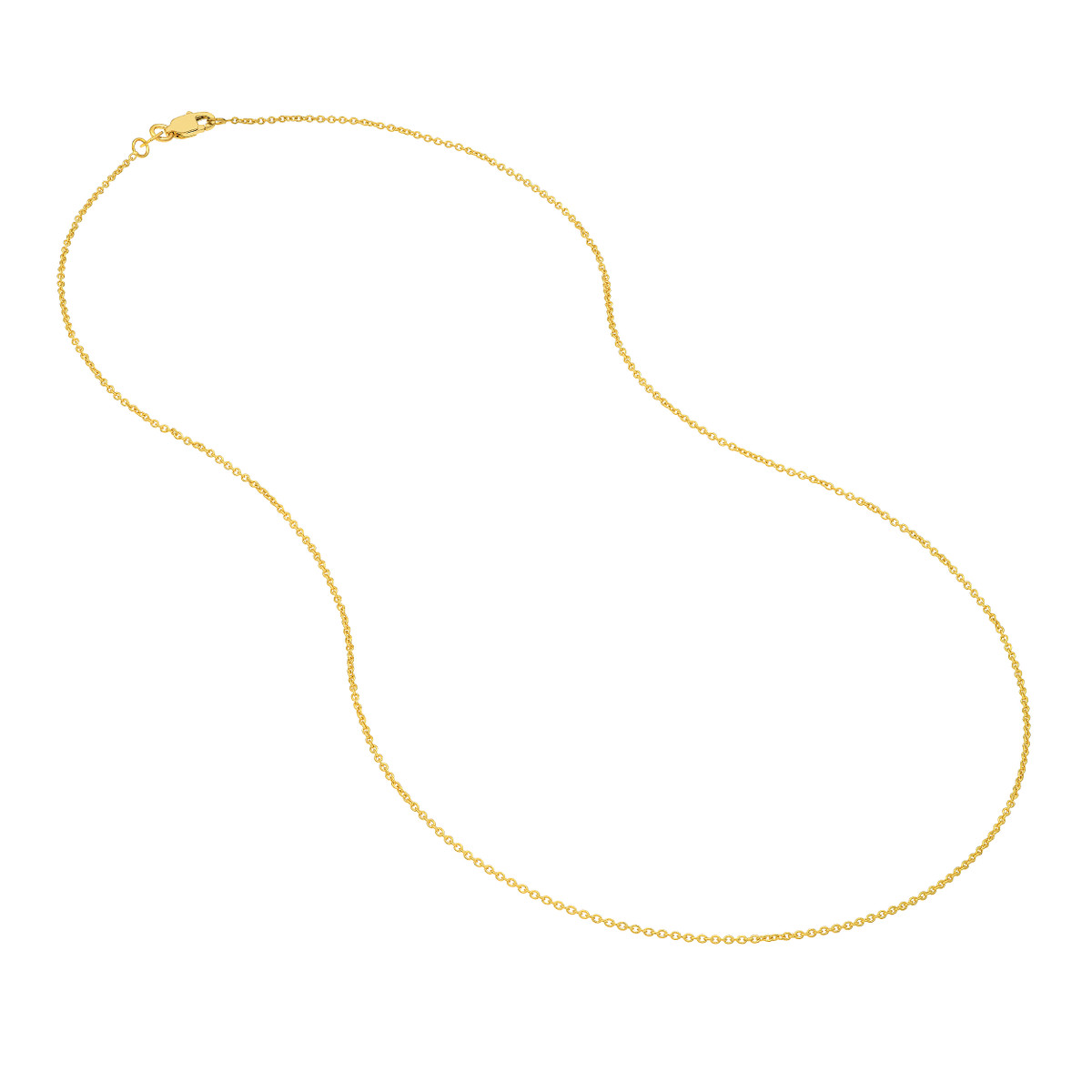 14k White Gold Chain Necklace