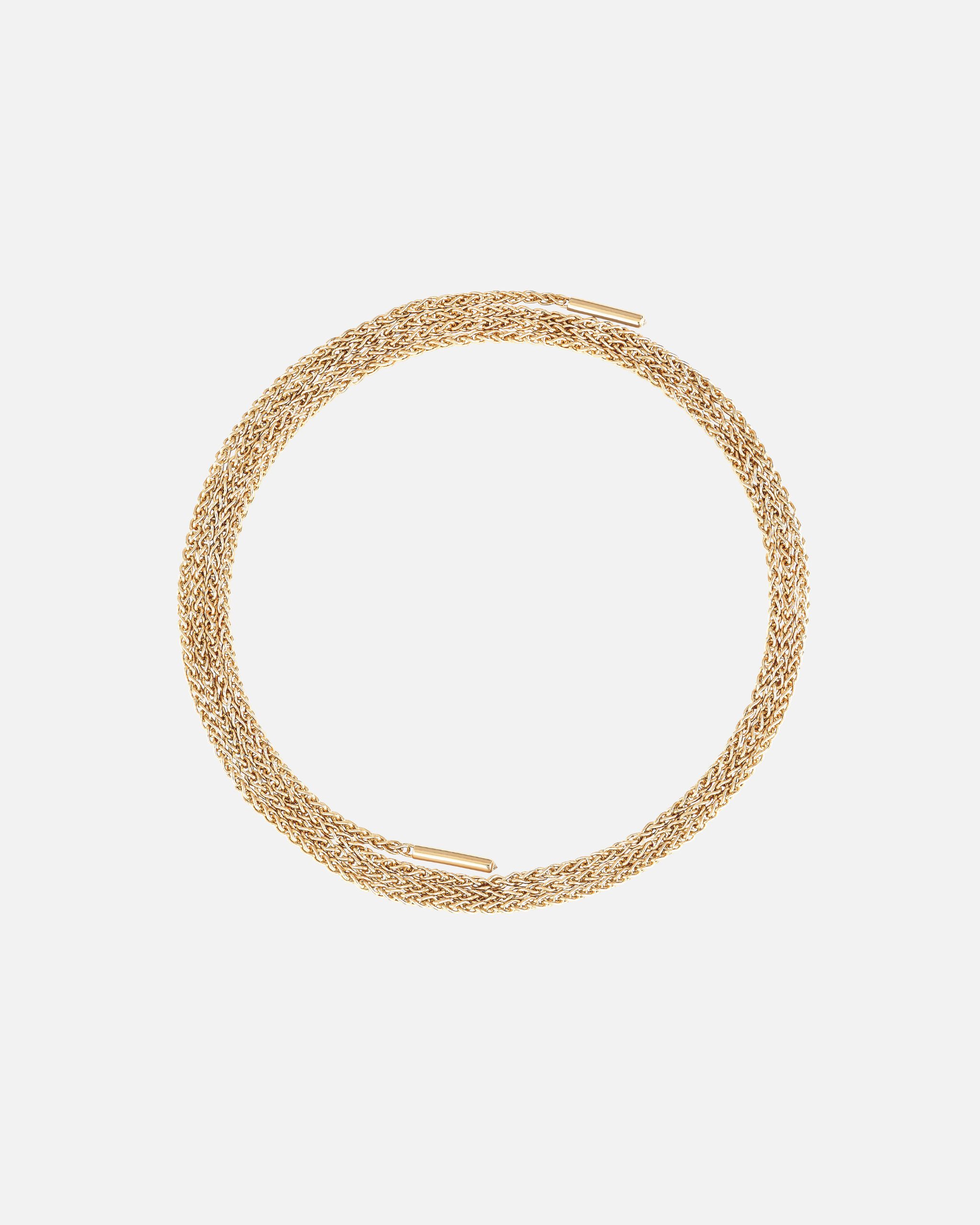 18k Yellow Gold Mm Latch Chain 22