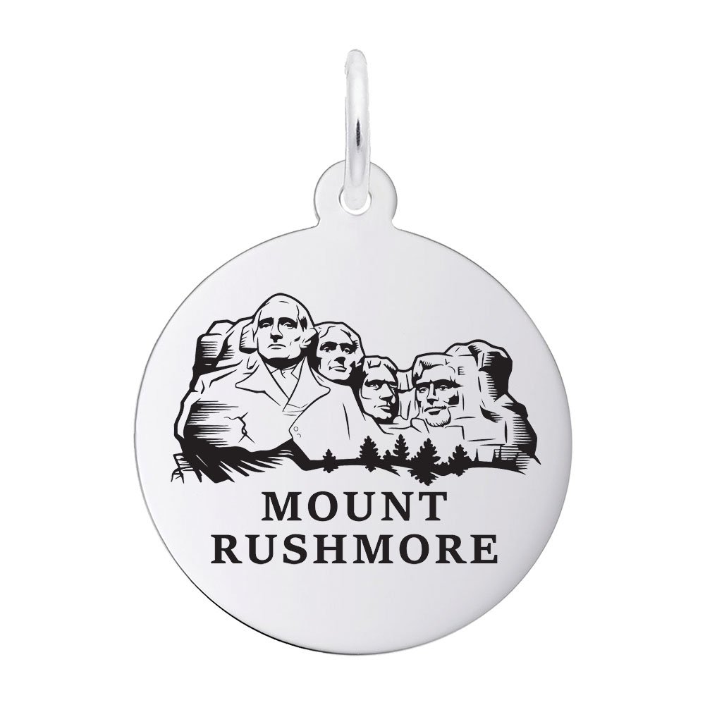 USA 250 Mount Rushmore Charm - Gold Plate