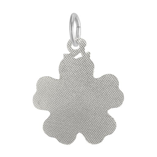 Painted Cherry Blossom Charm - 10K Yellow Gold