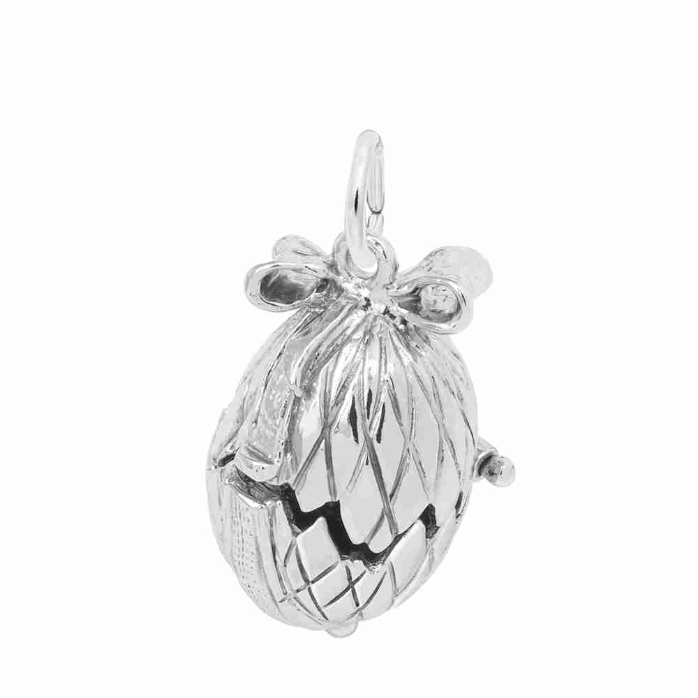 Easter Egg Charm - 10K Yellow Gold