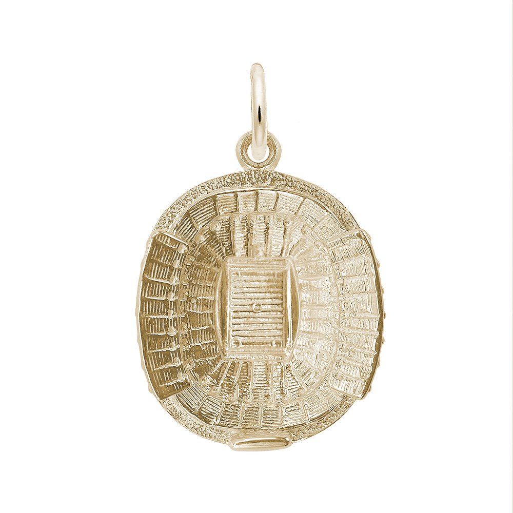 Stadium Charm - Rhodium Plated Sterling Silver