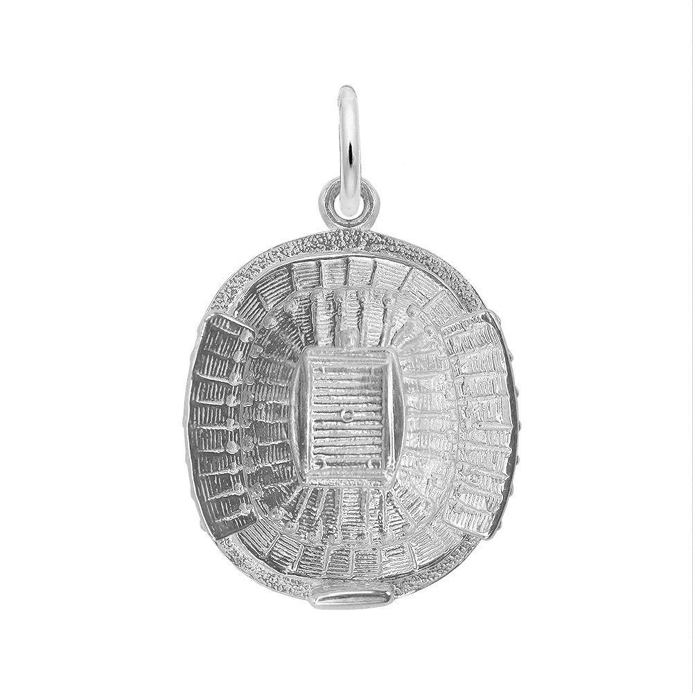 Stadium Charm - Rhodium Plated Sterling Silver
