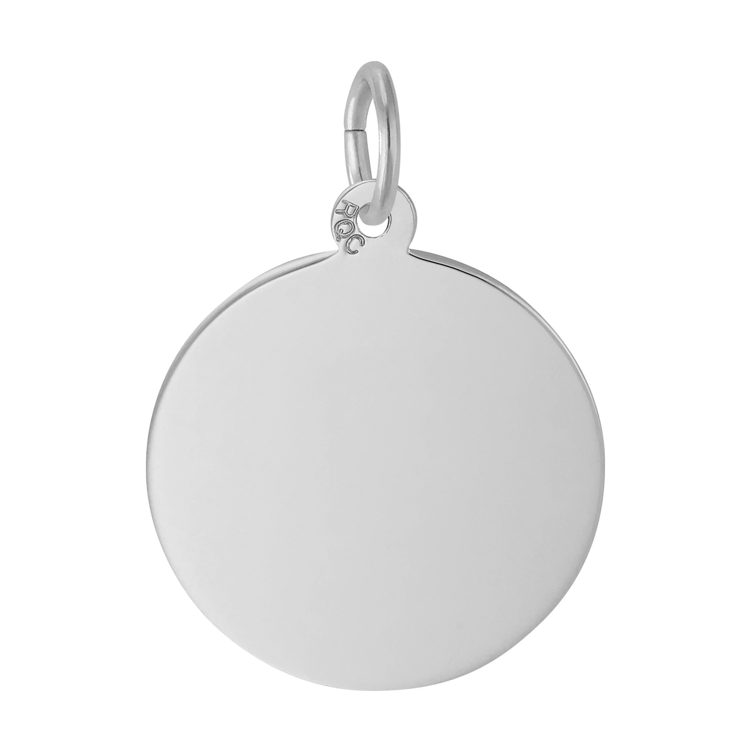 Painted America Together Charm - Rhodium Plated Sterling Silver