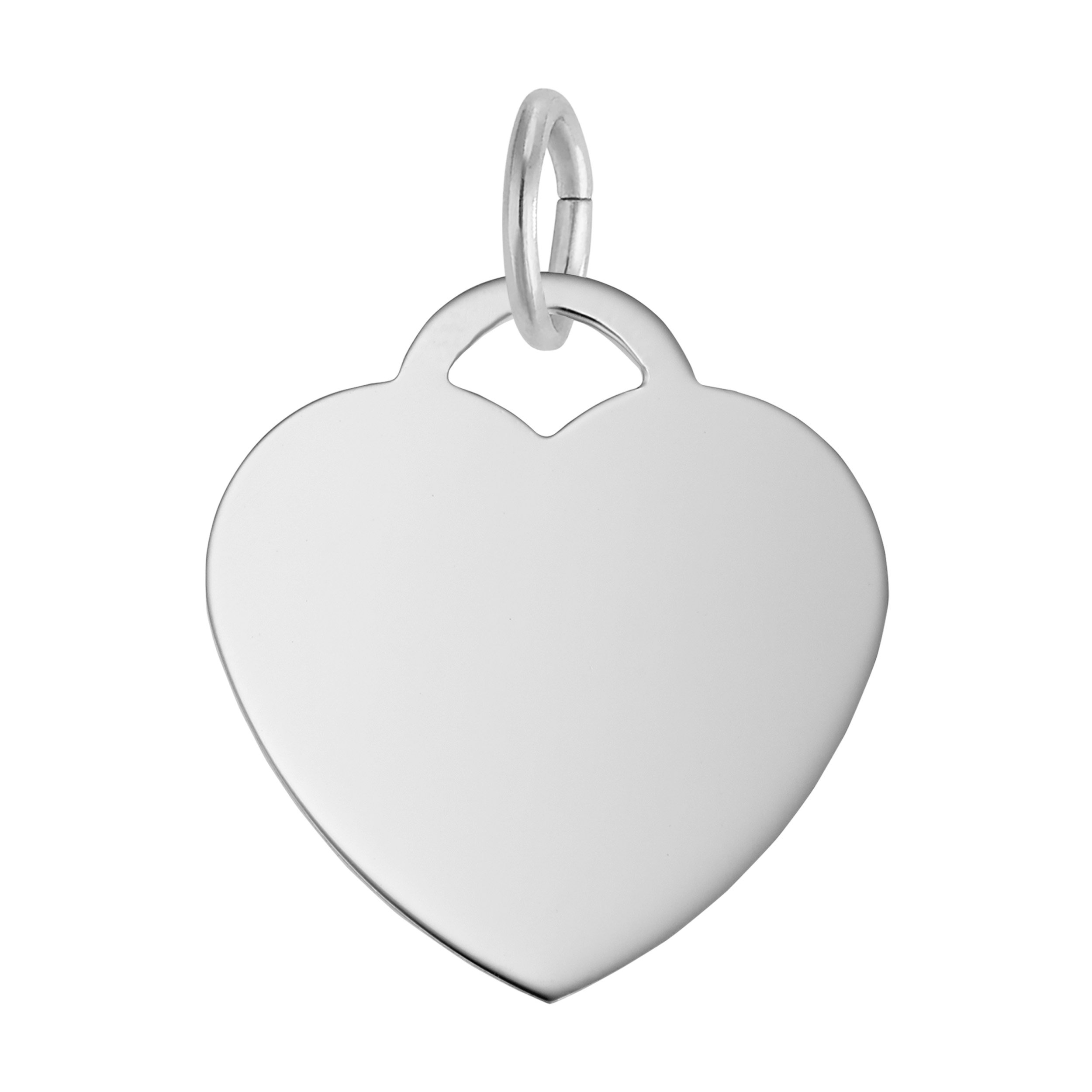 Painted Mom Heart Charm - 10K Yellow Gold