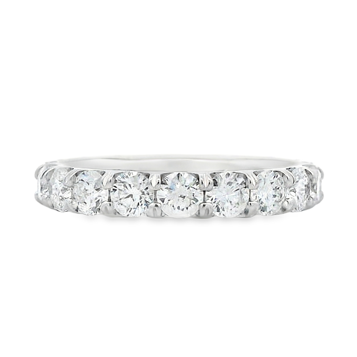 Roman Jewelers Signature 14K White Gold 2.5-Carat Diamond Eternity Band