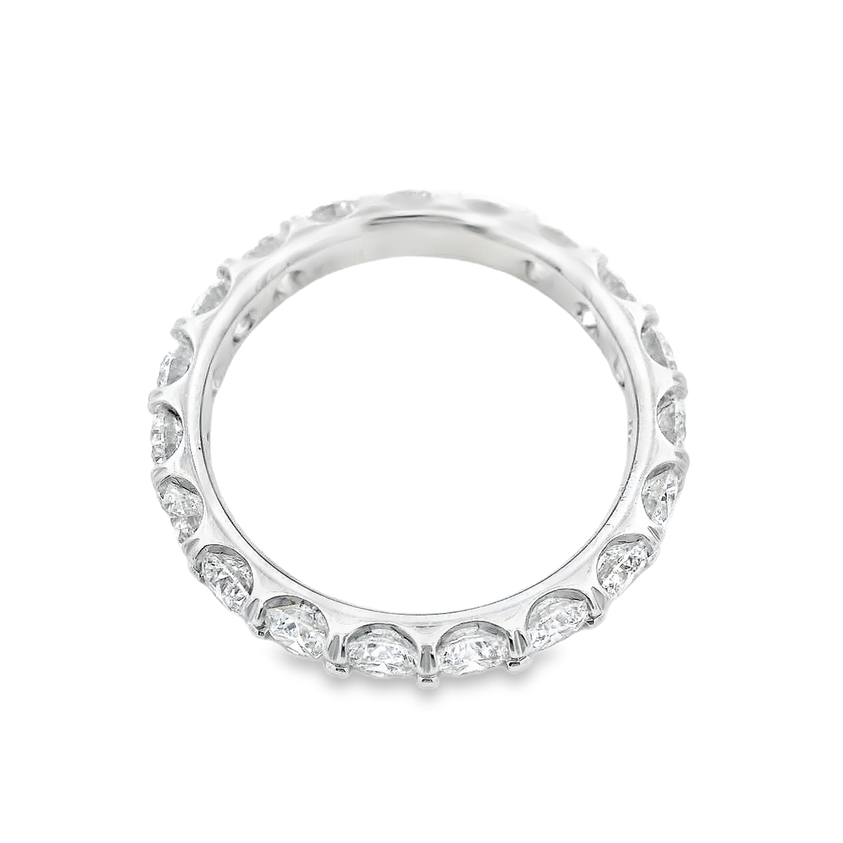 Roman Jewelers Signature 14K White Gold 2.5-Carat Diamond Eternity Band