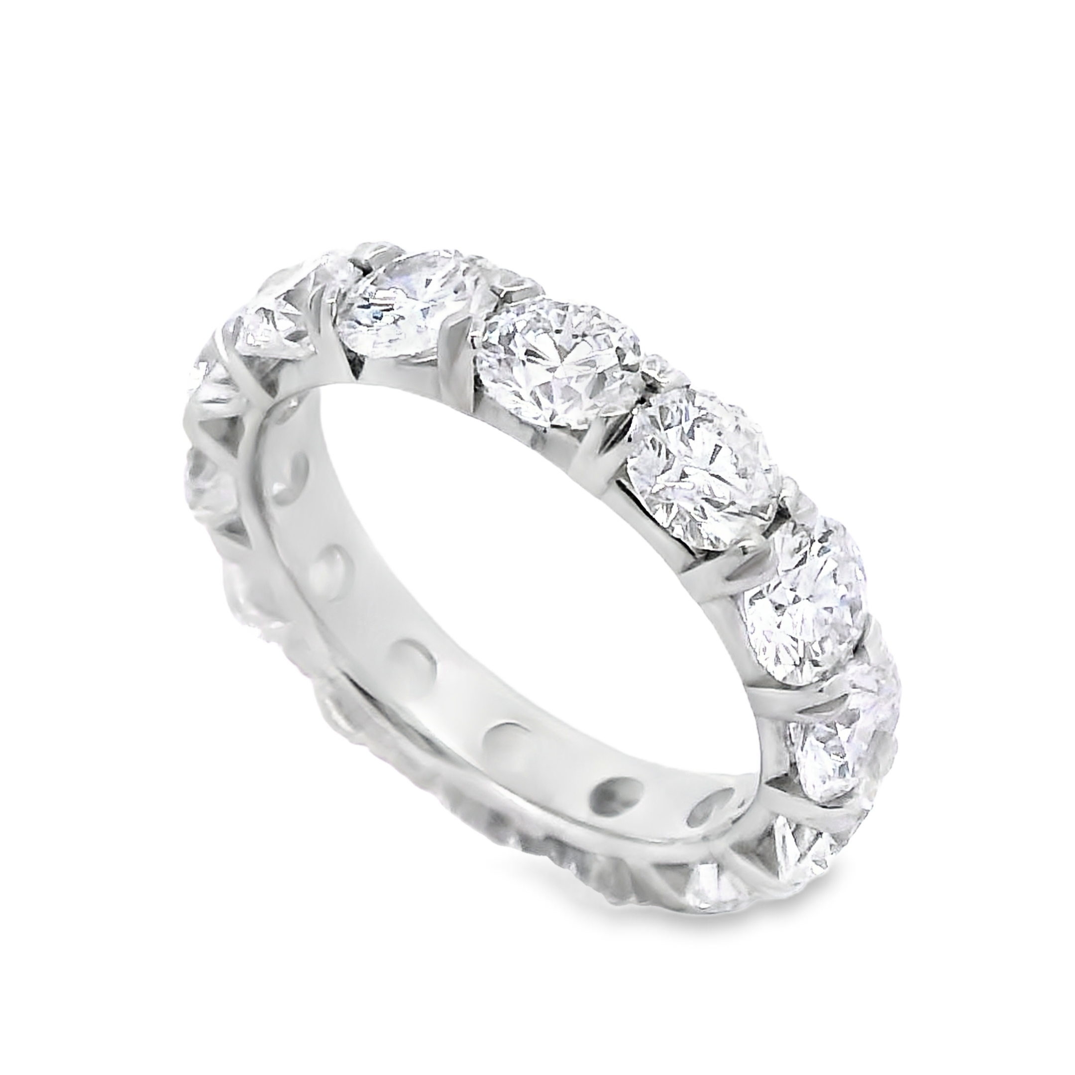 Roman Jewelers Signature 14K White Gold 5.5-Carat Diamond Eternity Band