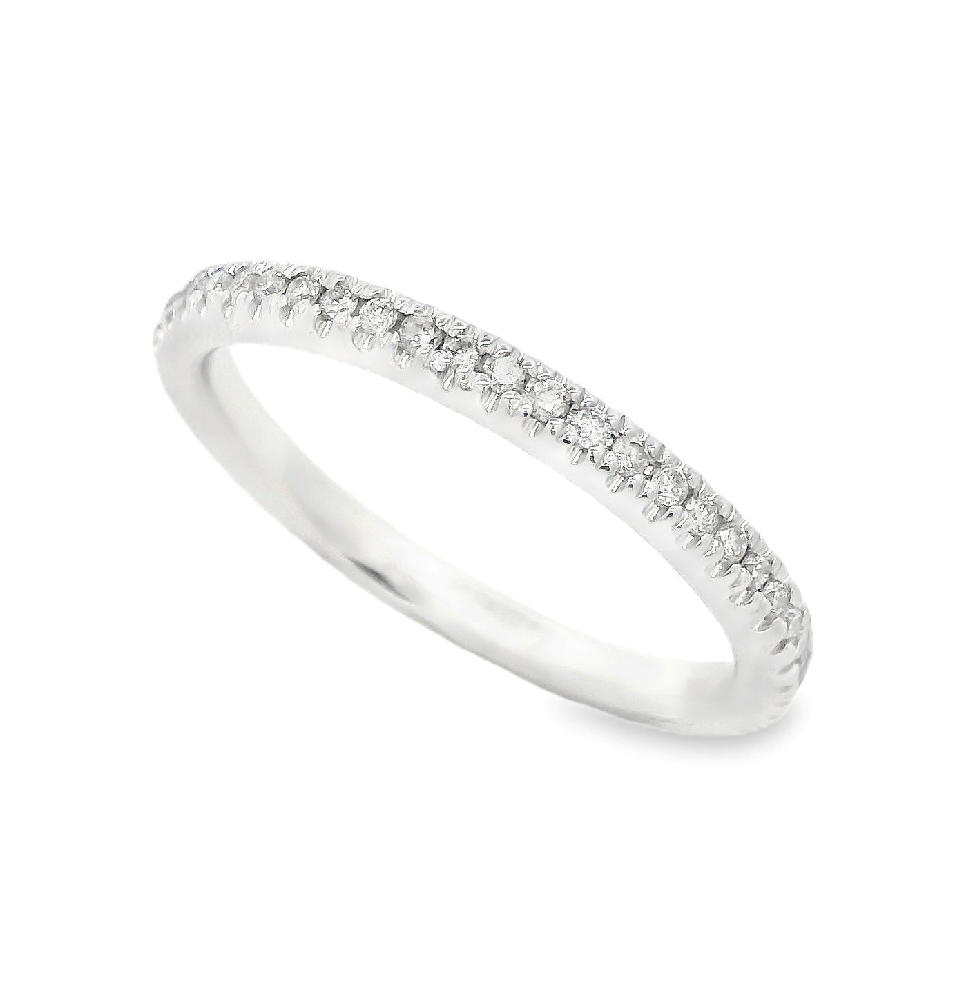 14K White Gold 1/4 Carat Diamond Eternity Band