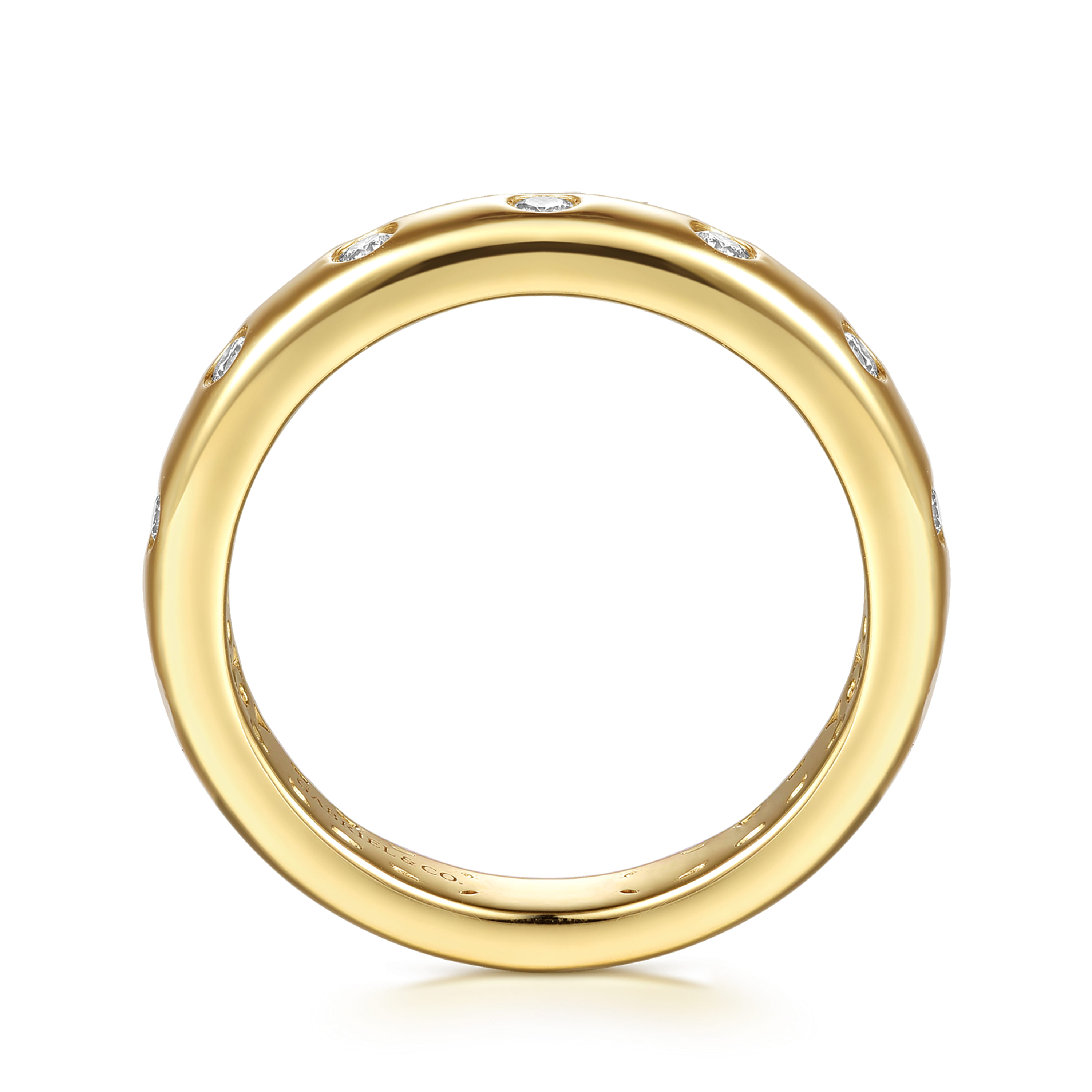 Gabriel & Co. 14K Diamond Wedding Band