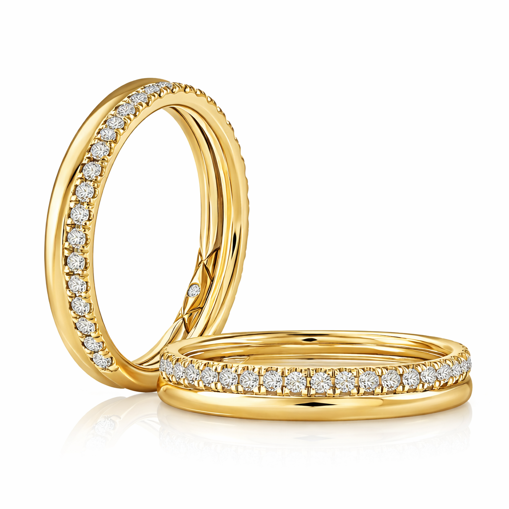 A. Jaffe 14K Diamond Anniversary Band