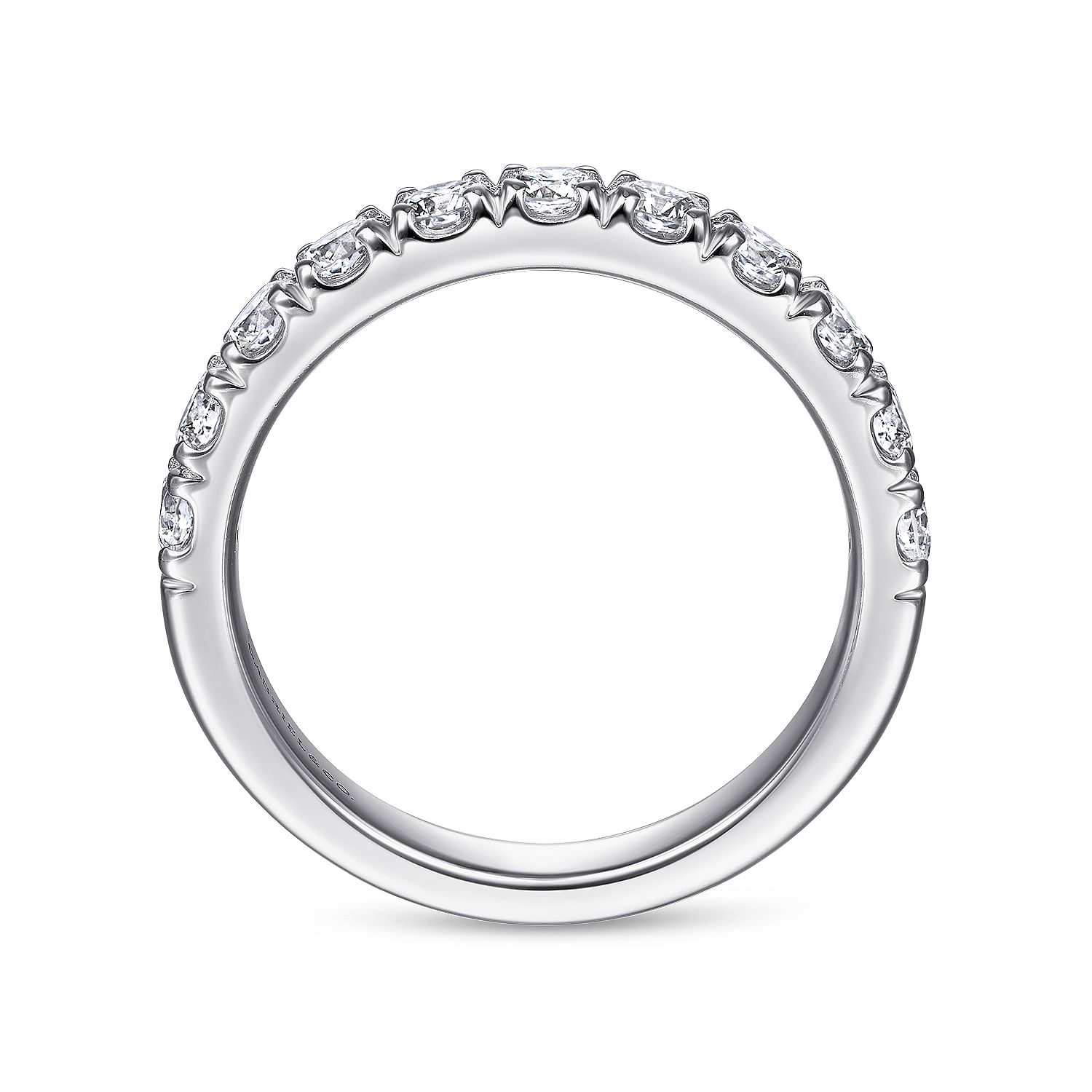 Gabriel & Co. 14K White Gold Diamond Anniversary Band