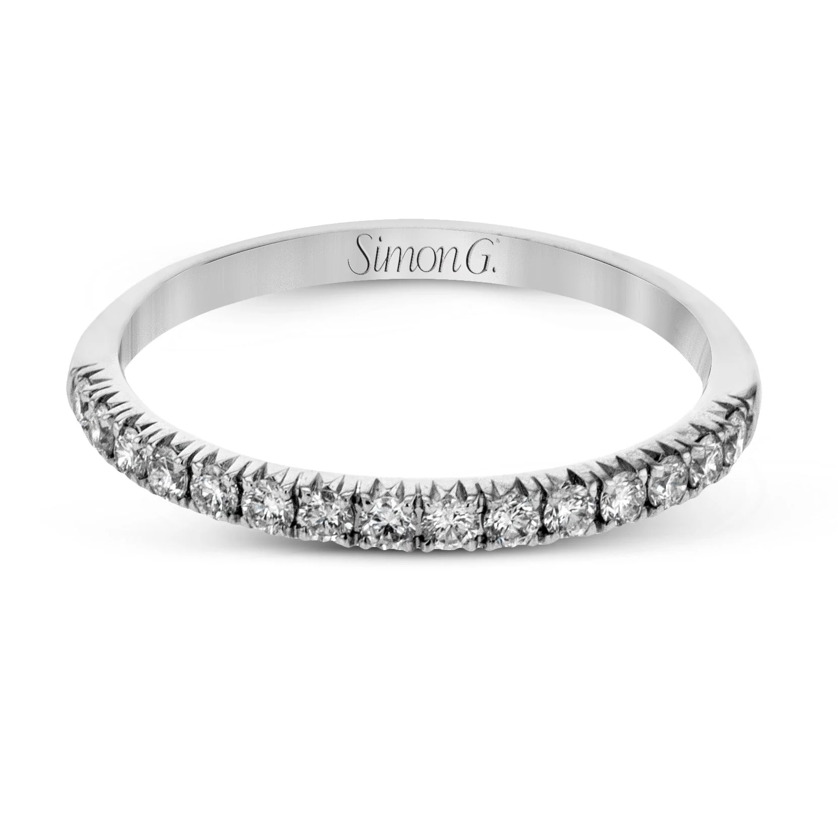 Simon G. 14K Diamond Wedding Band