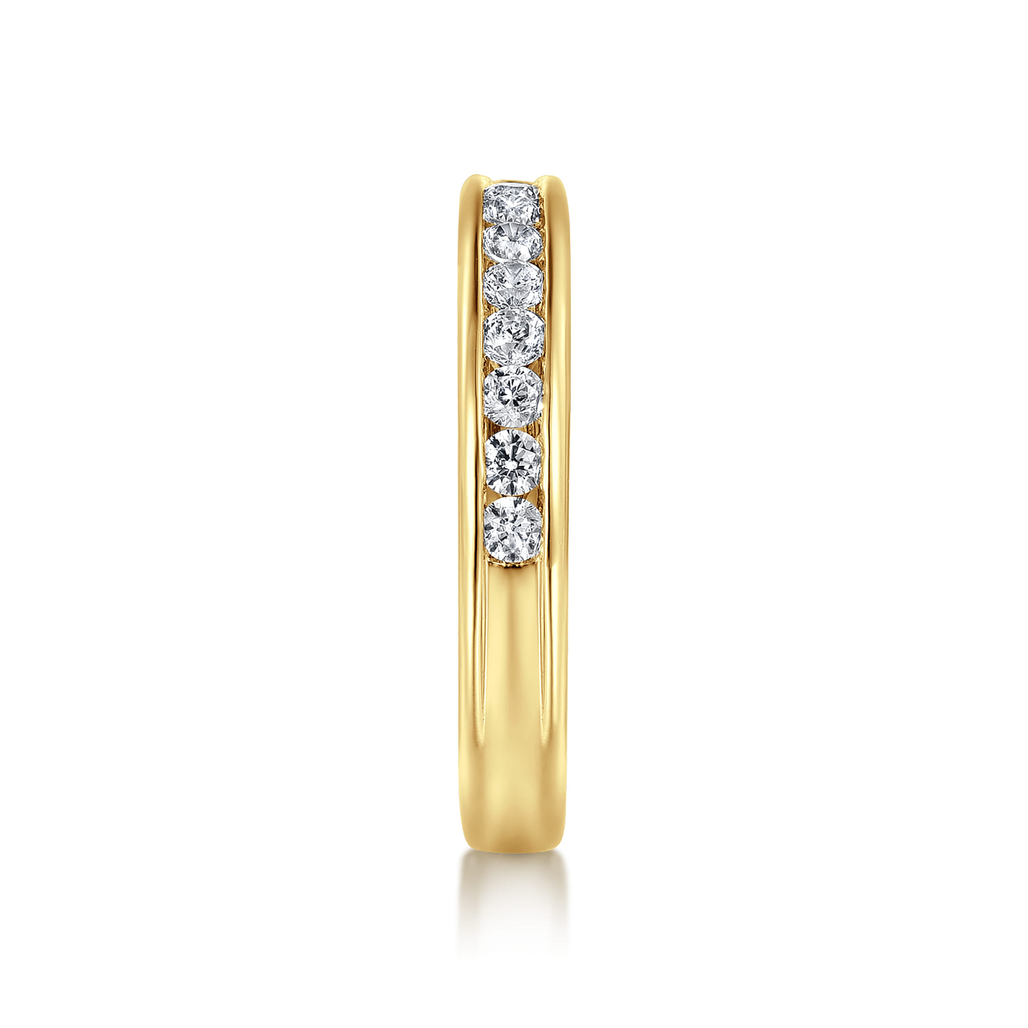 Gabriel & Co. 14K White Gold 1/2-Carat Channel Set Anniversary Band