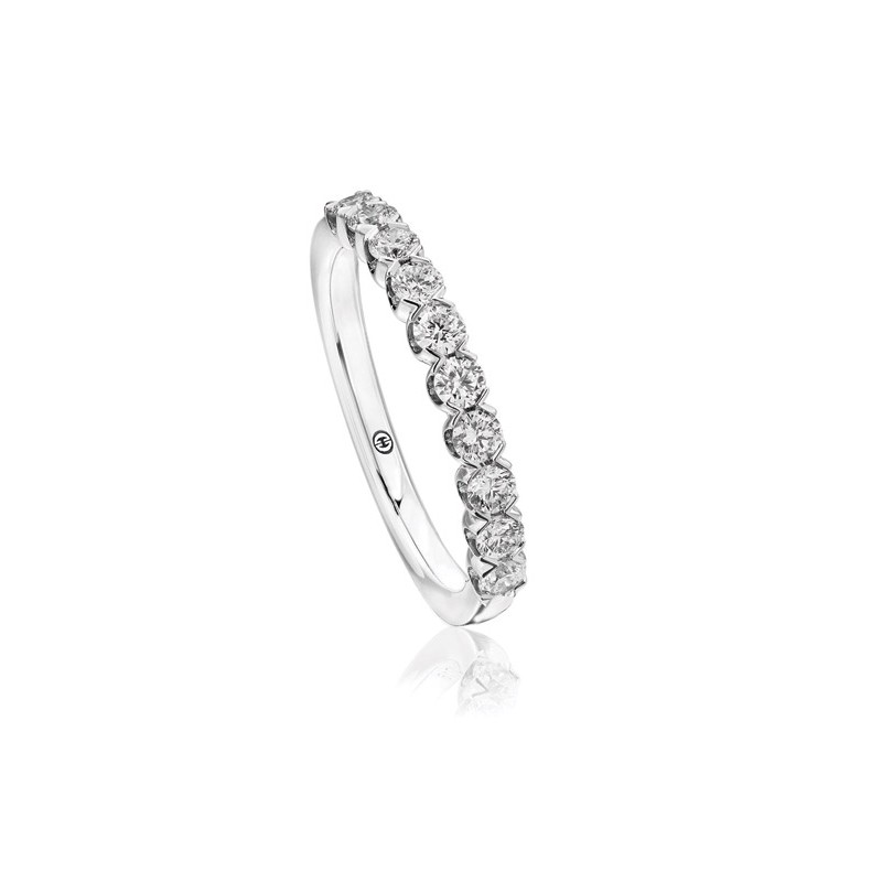 Christopher Designs 14K White Gold 10-Stone Anniversary Diamond Band
