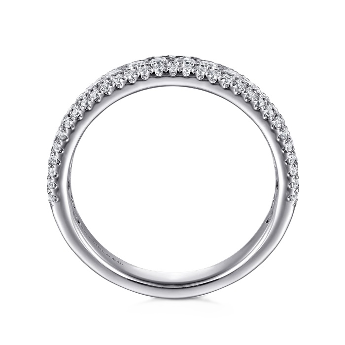 Gabriel & Co. 14K White Gold Diamond Anniversary Band