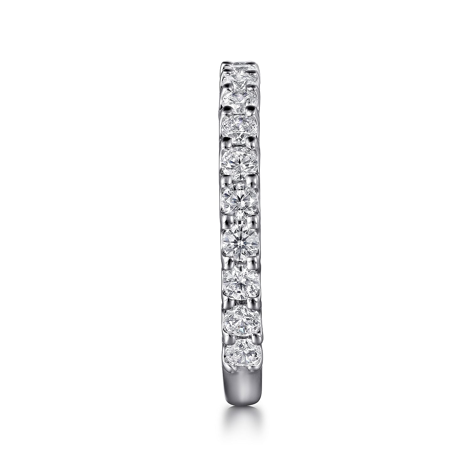 Gabriel & Co. 14K White Gold Diamond 19-Stone Anniversary Band