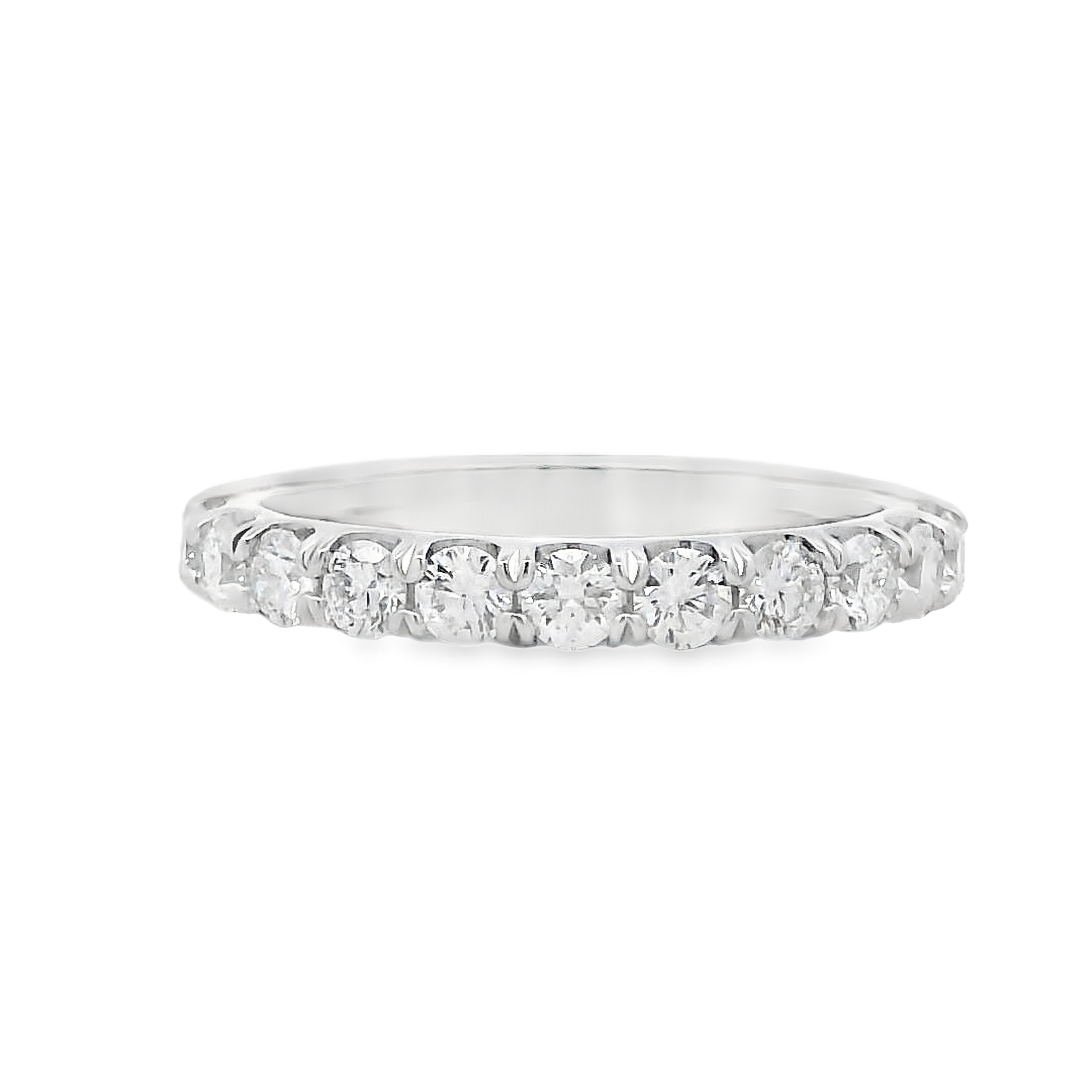 Romanza 14K White Gold 3/4-Carat Diamond Half Anniversary Band