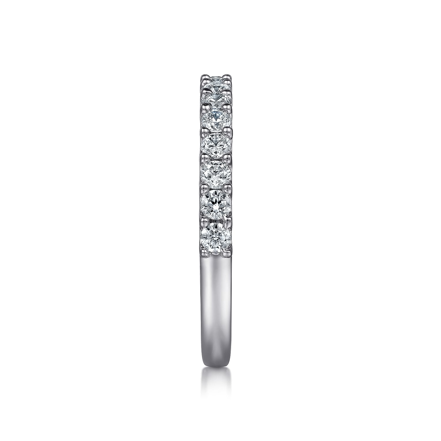 Gabriel & Co.14K White Gold Shared-Prong Diamond Anniversary Band