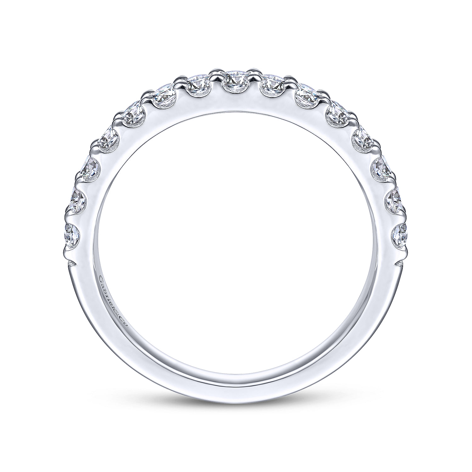 Gabriel & Co. 14K White Gold Anniversary Band
